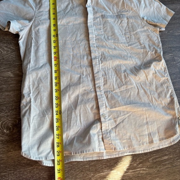 Lululemon Summer Fridays Button down textured short sleeve shirt. Men’s XXL - Picture 5 of 16